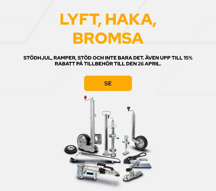 Lyft, haka, bromsa